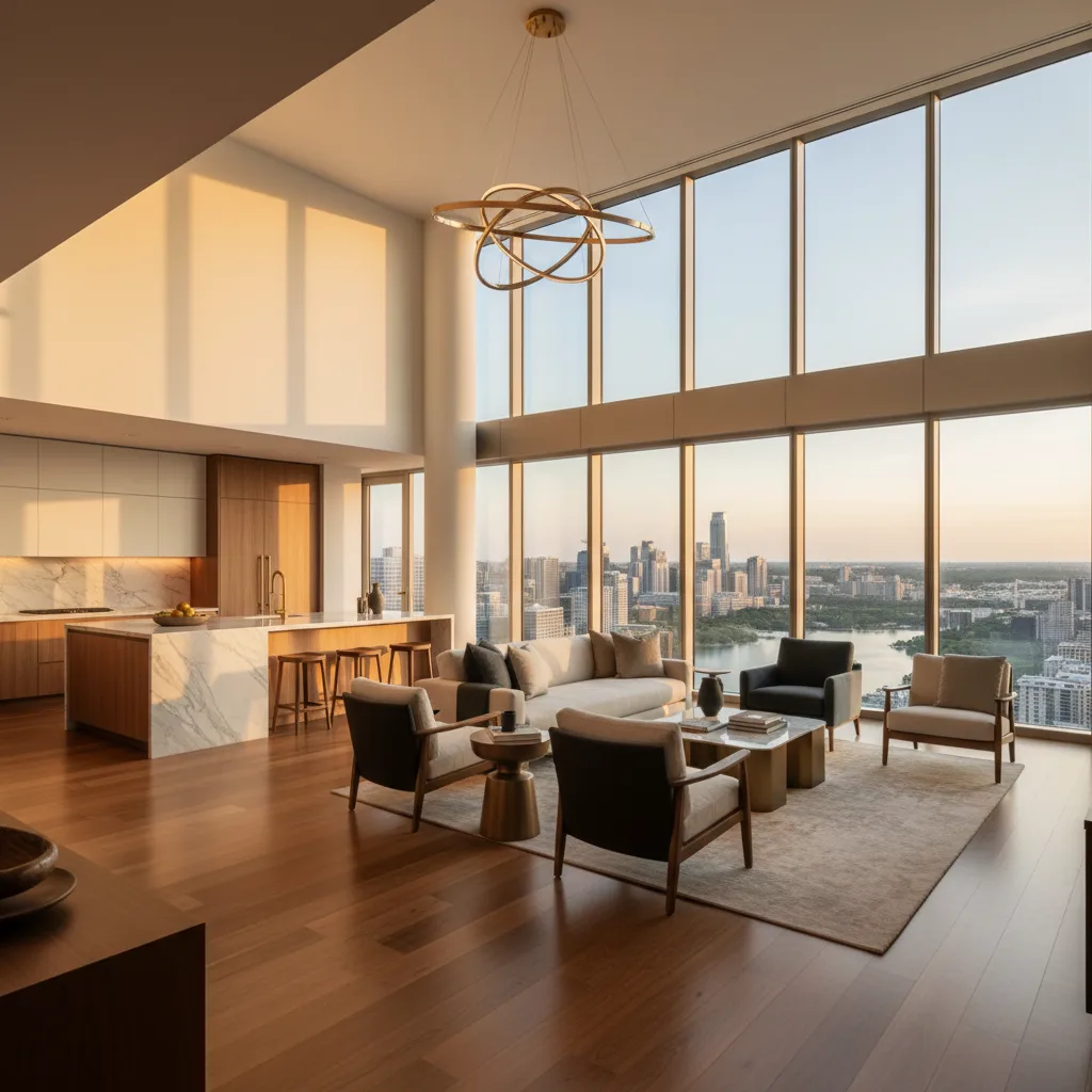 Seaholm District Penthouse in Seaholm District Downtown Austin
